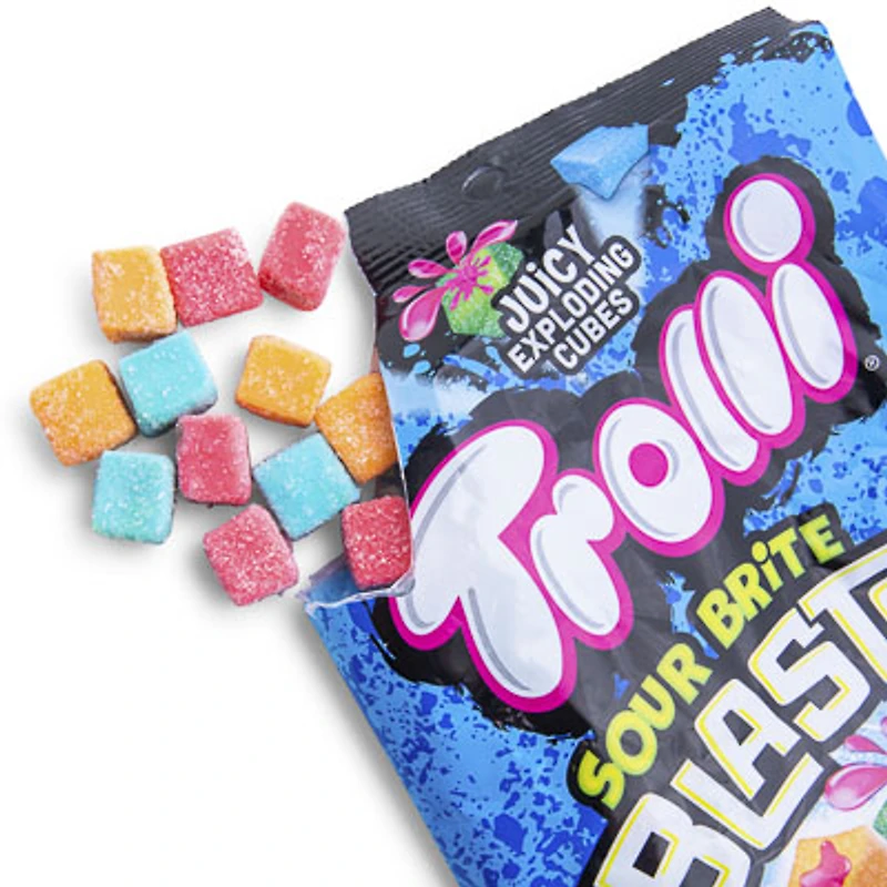 trolli sour brite blasts gummi candy bag 3.8oz