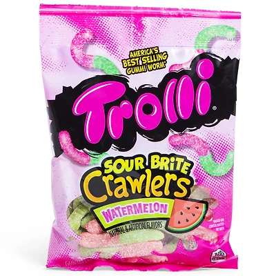 Trolli® Watermelon Sour Brite Crawlers® Candy 4oz Bag