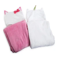 Cozy Hooded Blanket 60in - Kitty, Unicorn