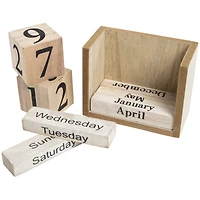 room 2 room wood perpetual calendar