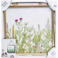 Botanical Hanging Glass Wall Decor