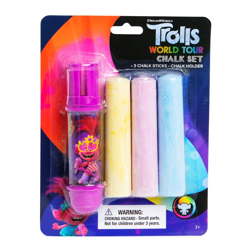 trolls world tour chalk set