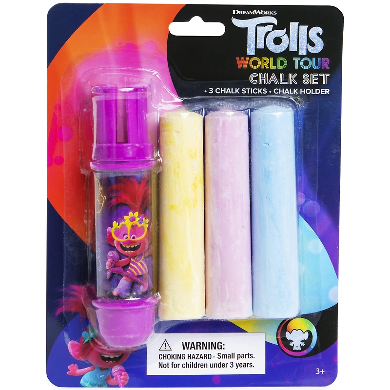 trolls world tour chalk set