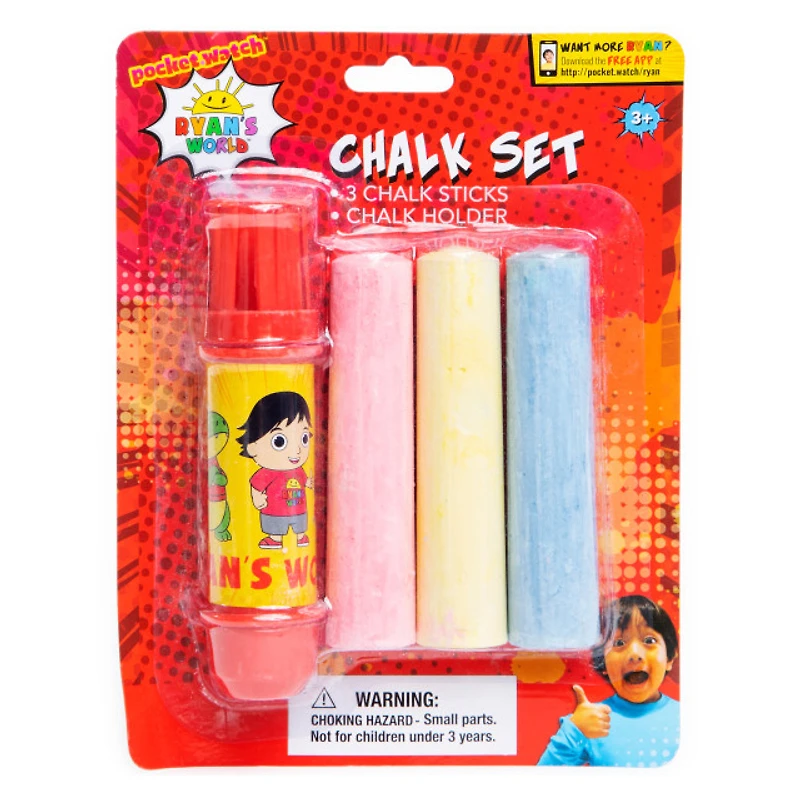 ryan's world sidewalk chalk 4-piece set