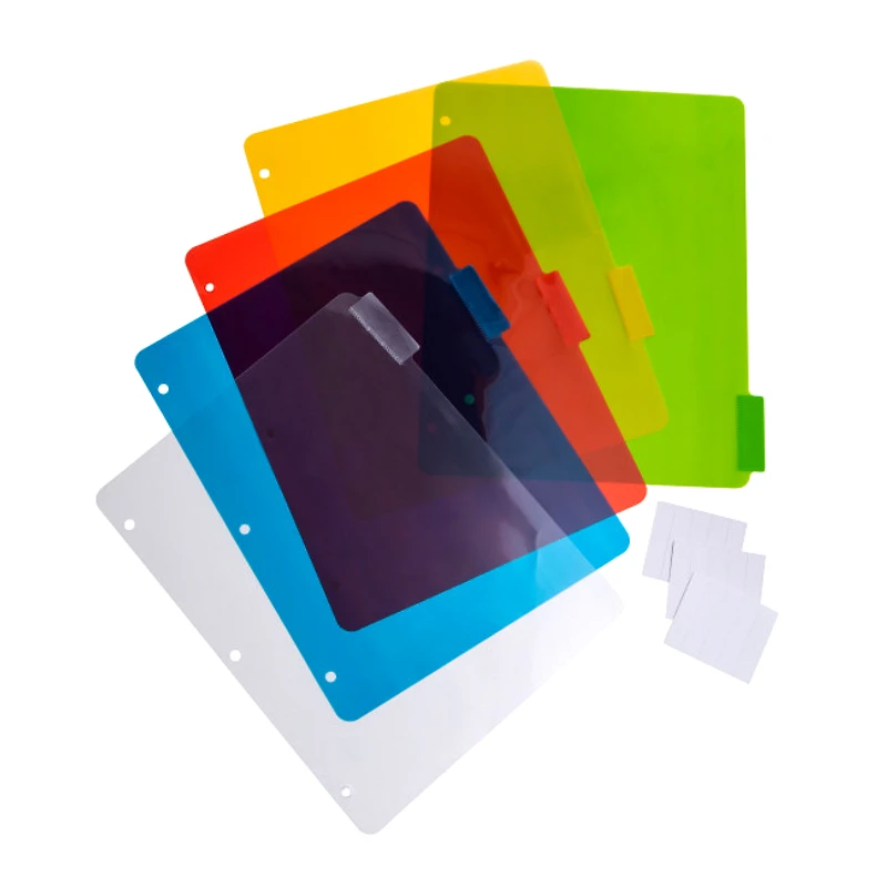 5-tab poly index divider