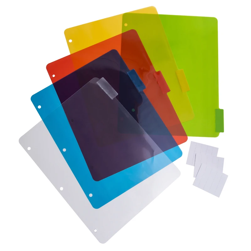 5-tab poly index divider