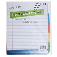 5-tab poly index divider