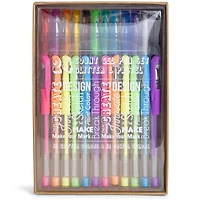 glitter and pastel gel pen pack 24-count
