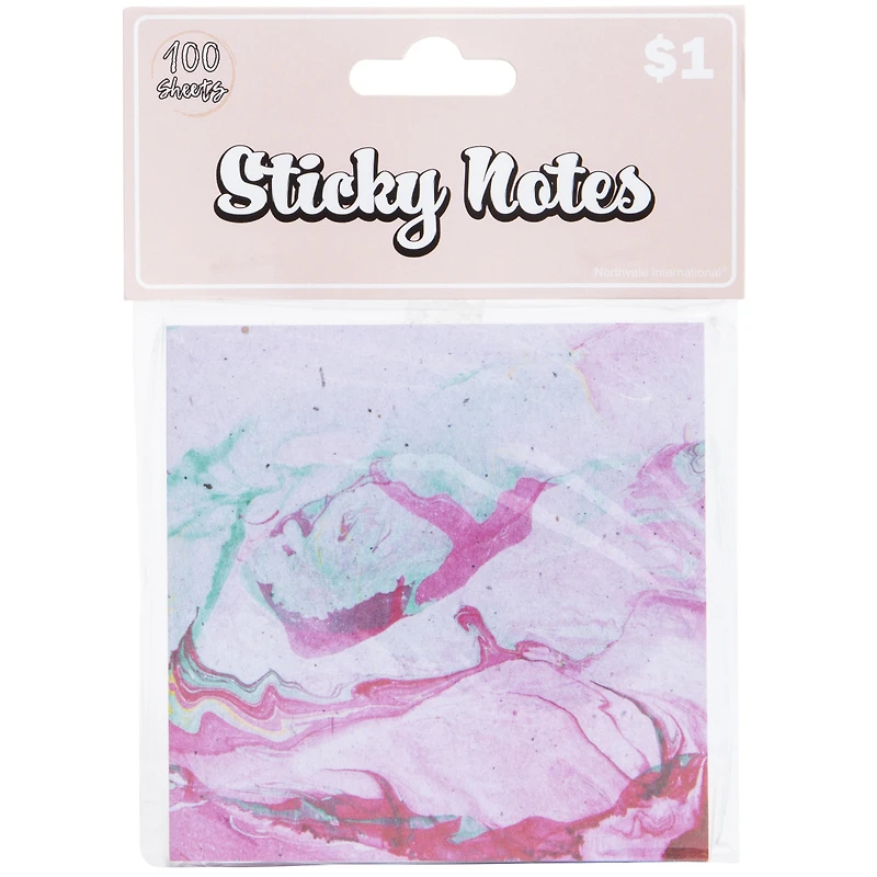 marble sticky notes 100-sheets