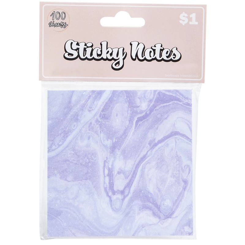 marble sticky notes 100-sheets