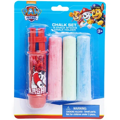 paw patrol sidewalk chalk 4-piece set