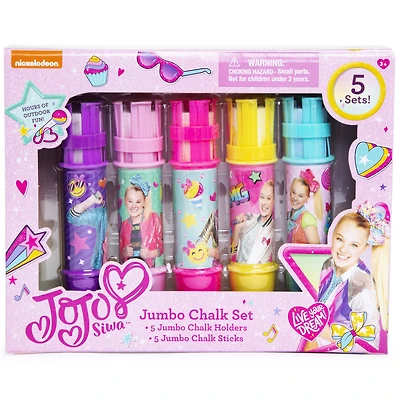 jojo siwa jumbo chalk 5-piece set