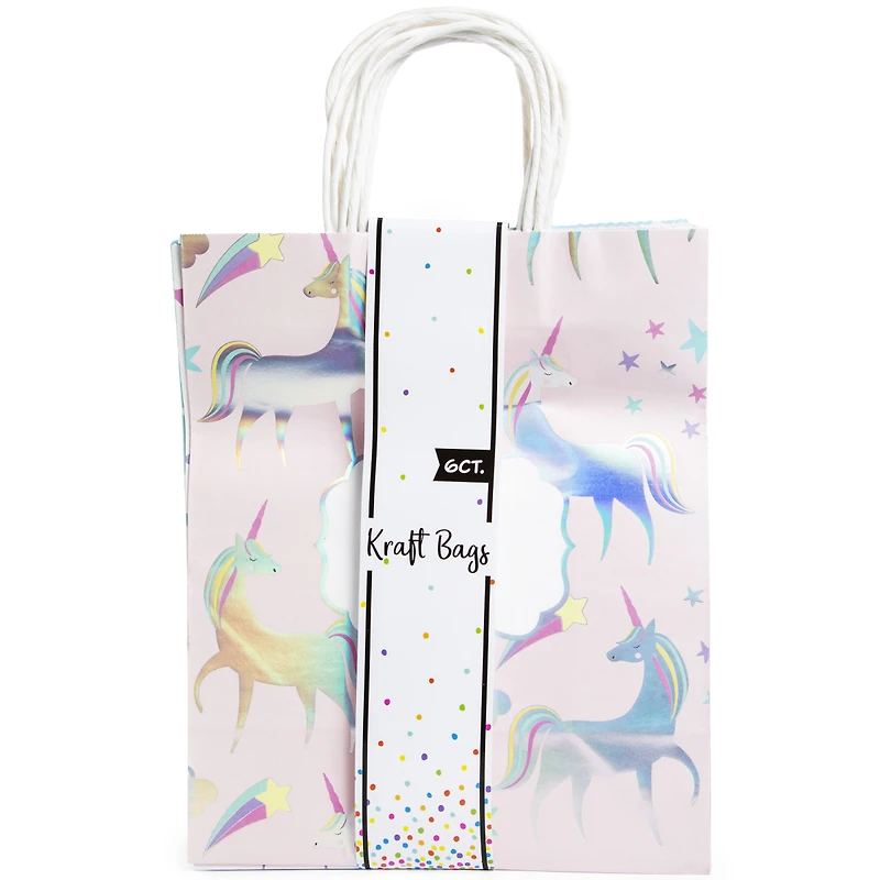 magical gift bags 6-pack, 13in x 10.5in