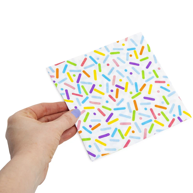 Holographic Sprinkles Napkins 18-Count