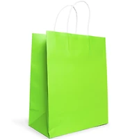 6-count medium neon gift bags 13in x 10.5in