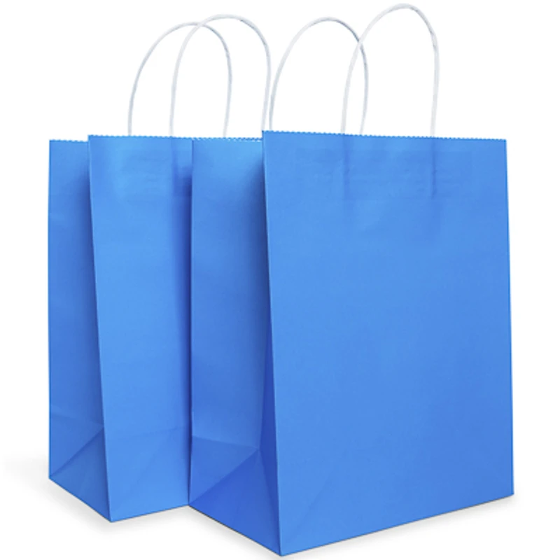 6-count medium neon gift bags 13in x 10.5in