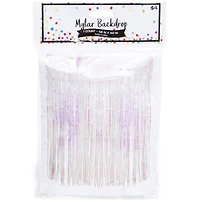 Iridescent Mylar Curtain Backdrop 48in X 60in