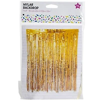 mylar gold foil curtain 48in x 60in