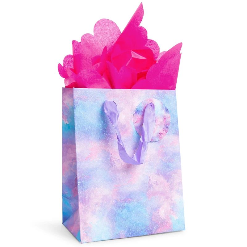 Pink Scallop Edge Tissue Paper 8 Sheets