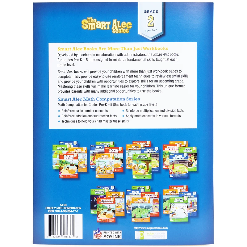 the smart alec series math computation workbook