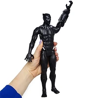 marvel avengers titan hero series black panther action figure doll 12in