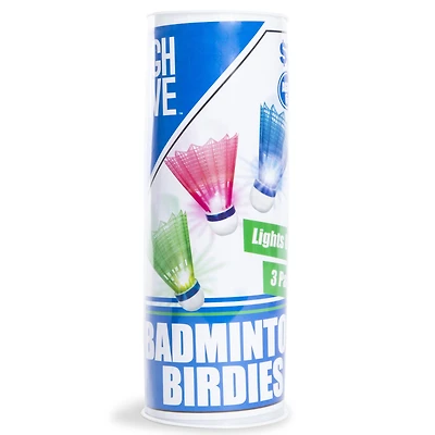 LED badminton birdie 3-pack
