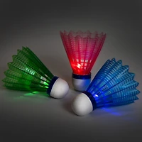 LED badminton birdie 3-pack
