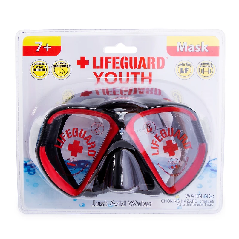 swimming accessories, lifeguard, youth goggles, mask, red cross glasses, speedo lifeguard mens mask