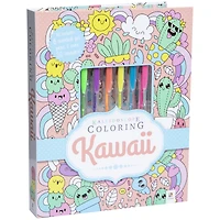 Kawaii Kaleidoscope Coloring Book