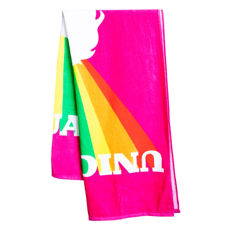 unicorn squad beach towel 30in x 60in