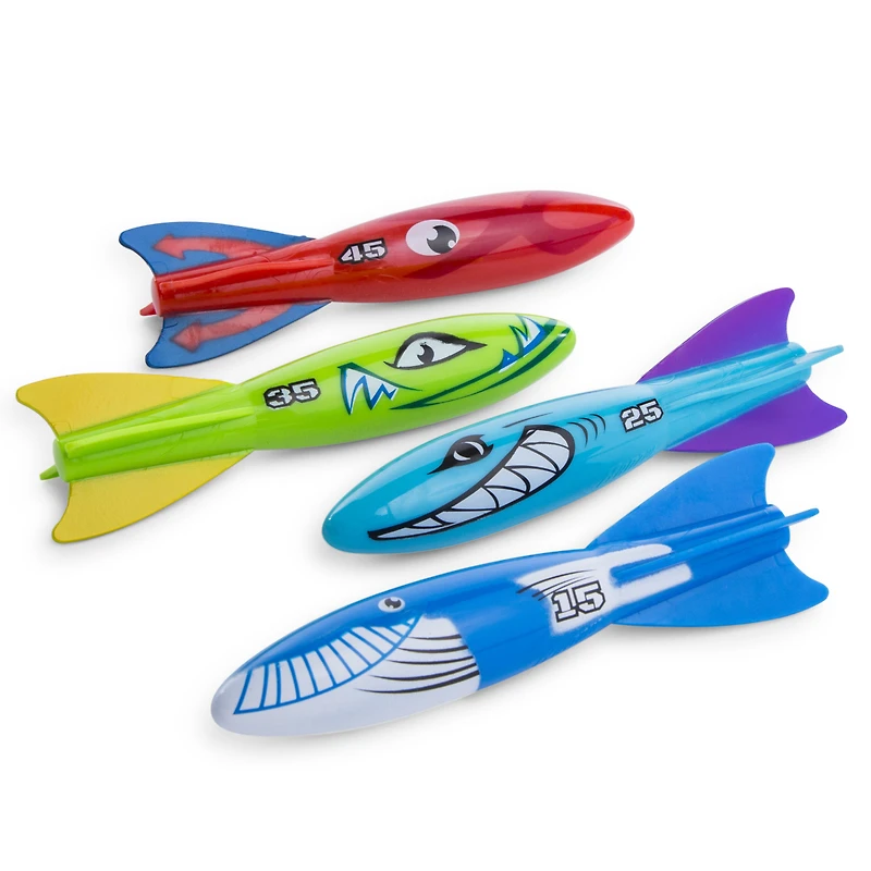 torpedo beats dive toys 4-piece