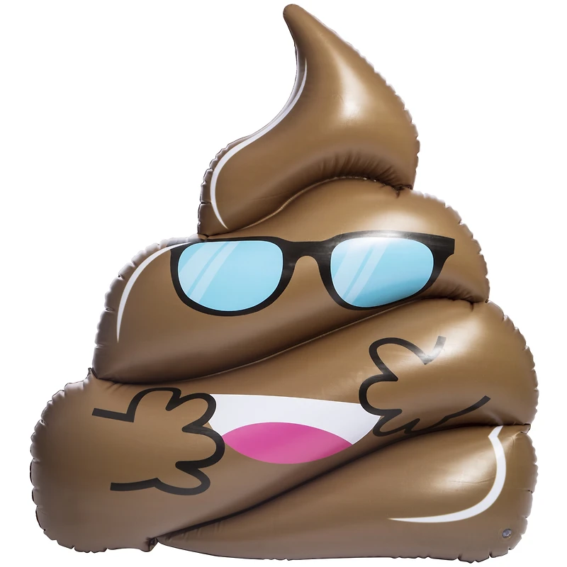 poop pool float 54in x 36in