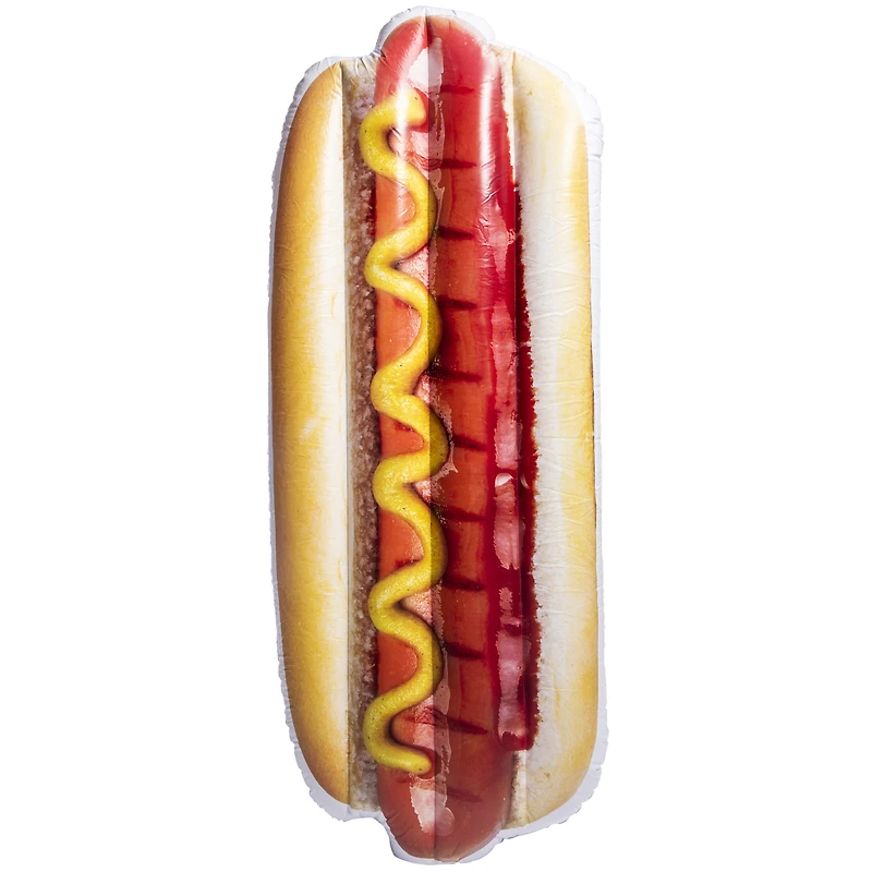 hot dog pool float 59in x 27in