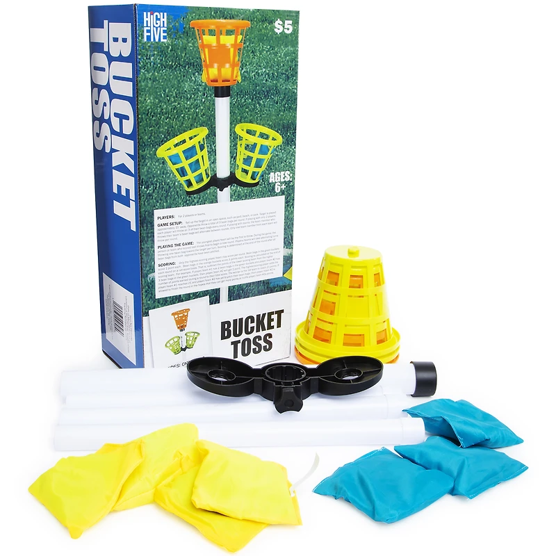bean bag bucket toss outdoor game