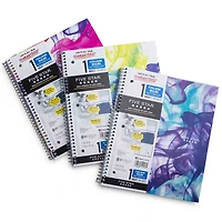 Five Star® 1 Subject College Ruled Lava Print Notebooks