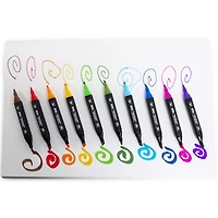 dual-ended art markers 10-pack