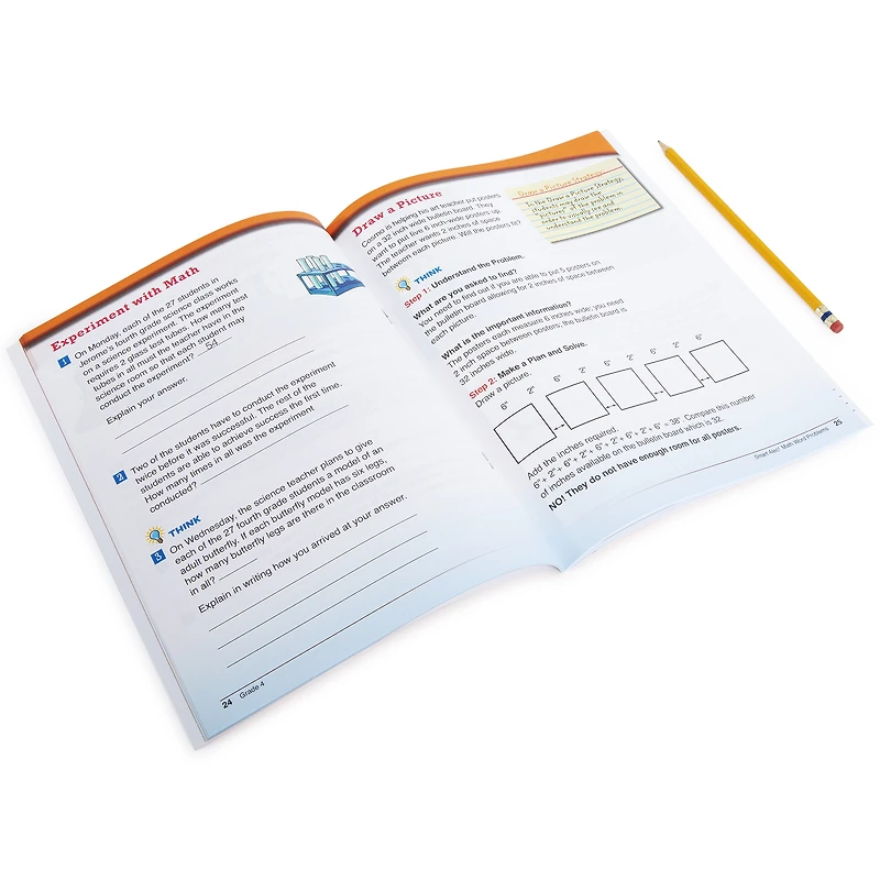 the smart alec series math word  problems workbook - grade 4