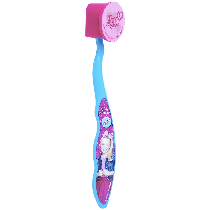 Jojo Siwa™ Kids Travel Toothbrush & Mystery Cap Brushbuddies™ Set