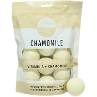 vitamin A + chamomile scented bath bombs 10-count