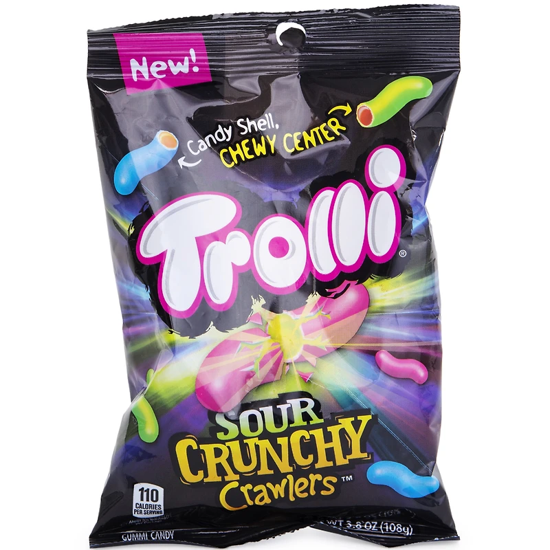 trolli sour crunchy crawlers 3.8oz