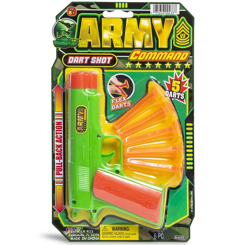 Army Command Dart Shot W/ 5 Darts