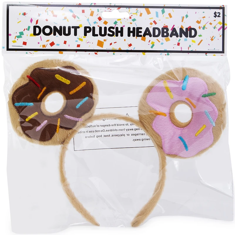 plush donut ears headband