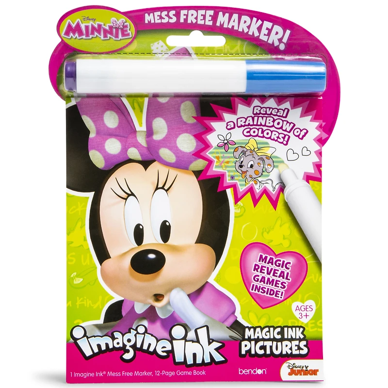 imagine ink magic ink pictures disney junior minnie