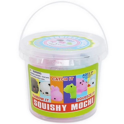 squishy mochi 16-piece bucket