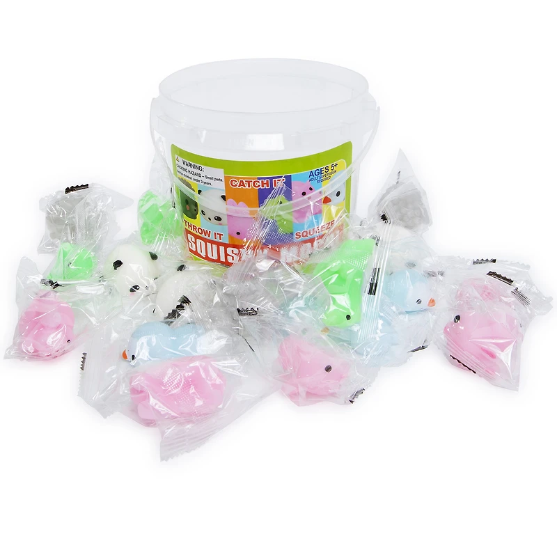 squishy mochi 16-piece bucket