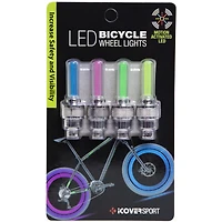 bike wheel LED lights 4-pack