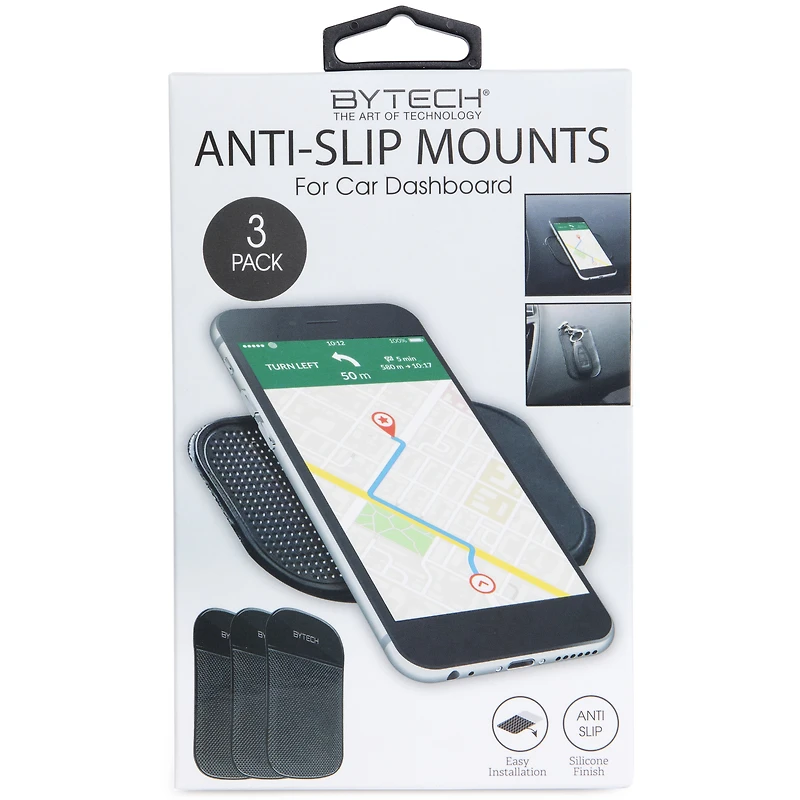 Anti-Slip Device Mounts For Car Dashboard 3-Pack