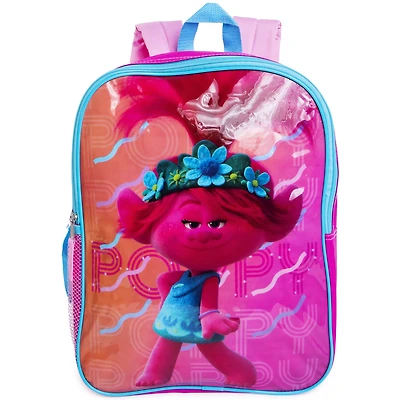 trolls poppy backpack 15in