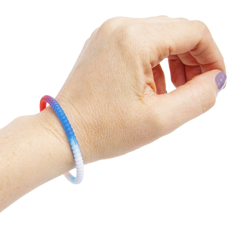 mosquito repellent bracelet/ankle band 2-pack - red, white and blue