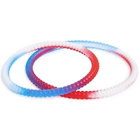 mosquito repellent bracelet/ankle band 2-pack - red, white and blue
